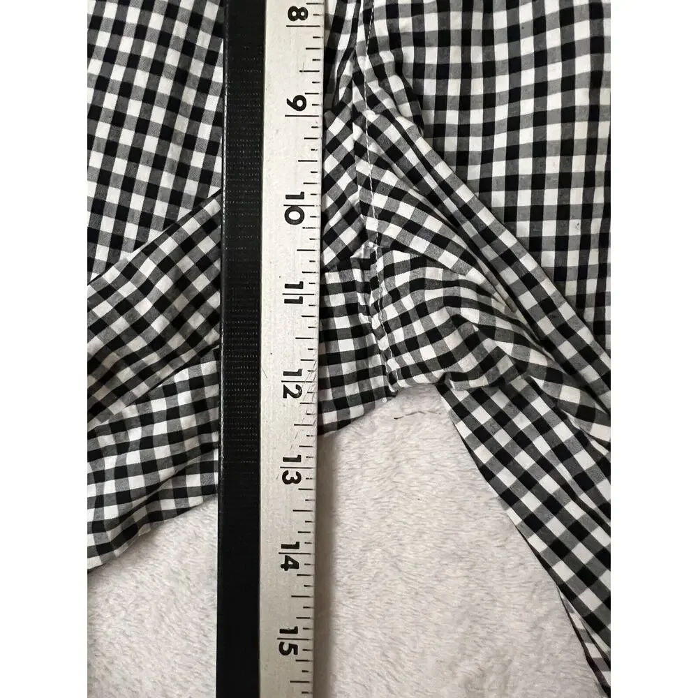 J. Crew Shorts Mens Size 29W Rivington Checkered Black White Cotton